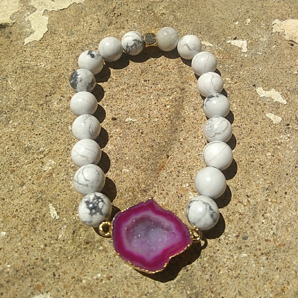 Drusy quartz Bracelets - Picture 4 of 6